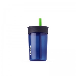 Owala 15oz Kids Tumbler Plastic Water Bottle Dark Blue | JXX2372RC