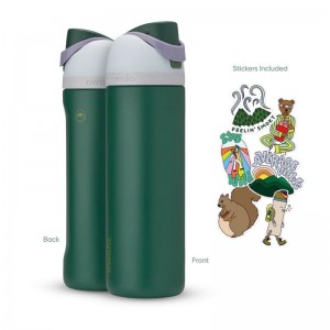 Owala 24oz FreeSip® Great American Road Trip Stainless Steel Water Bottle Green | CCL1410IZ