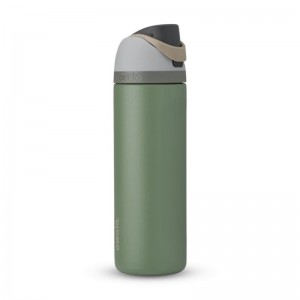 Owala 24oz FreeSip® Stainless Steel Water Bottle Green | NHT969LL