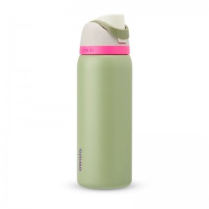 Owala 32oz FreeSip® Stainless Steel Water Bottle Green | RUU1361YF