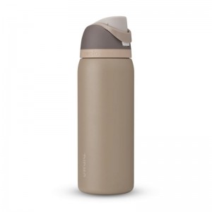 Owala 32oz FreeSip® Stainless Steel Water Bottle Brown | LRF4534DC