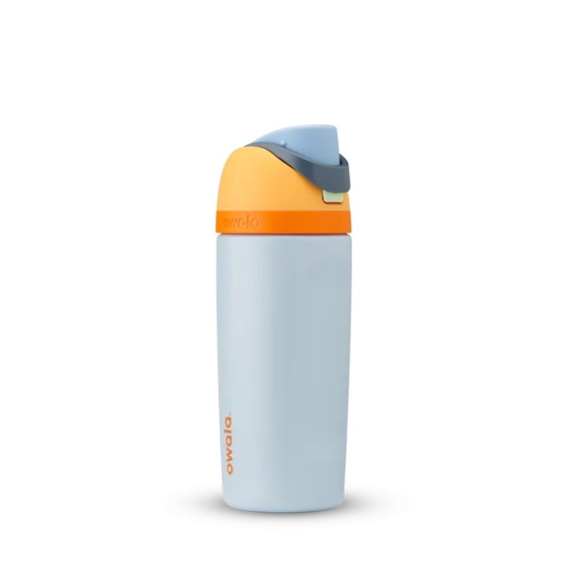 Owala 16oz Kids FreeSip® Stainless Steel Water Bottle Blue | KQS5442ID