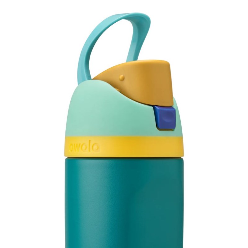 Owala 16oz Kids FreeSip® Stainless Steel Water Bottle Green | RPY4697QR