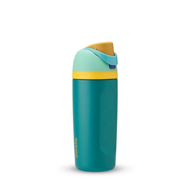 Owala 16oz Kids FreeSip® Stainless Steel Water Bottle Green | RPY4697QR