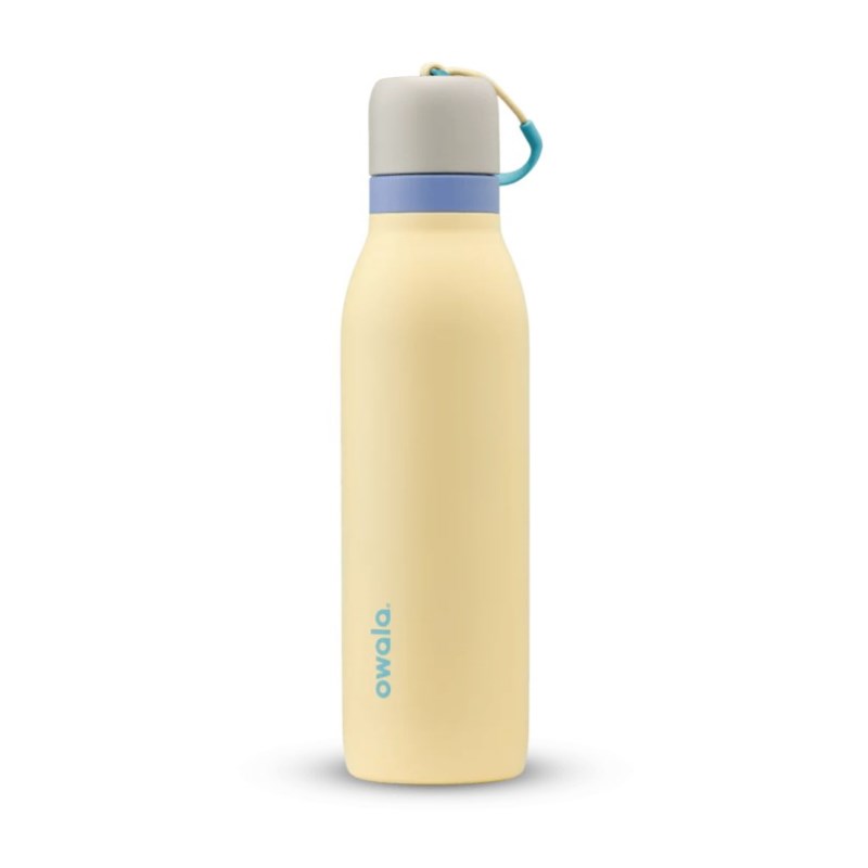 Owala 18oz FreeSip® Twist Stainless Steel Water Bottle Yellow | NLA364PD