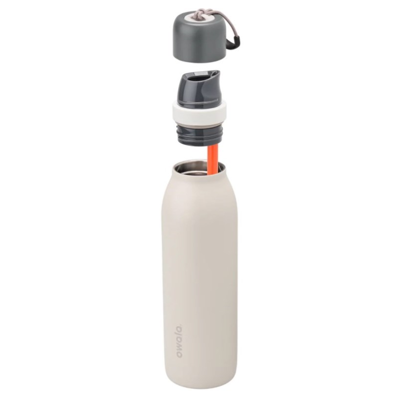 Owala 18oz FreeSip® Twist Stainless Steel Water Bottle Beige | HEP6560YR