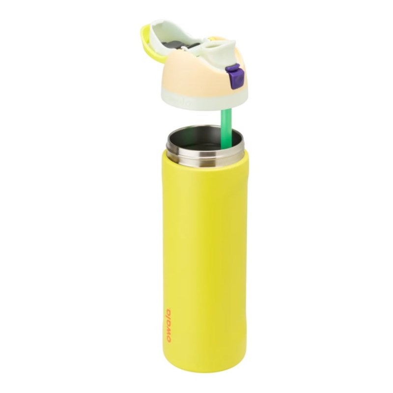 Owala 24oz FreeSip® Stainless Steel Water Bottle Yellow | KZI6069AP