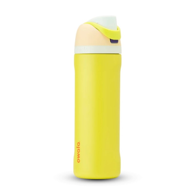 Owala 24oz FreeSip® Stainless Steel Water Bottle Yellow | KZI6069AP