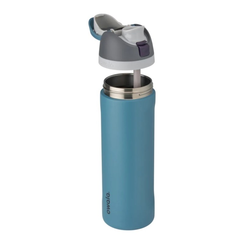 Owala 24oz FreeSip® Stainless Steel Water Bottle Blue | PBE1793AL