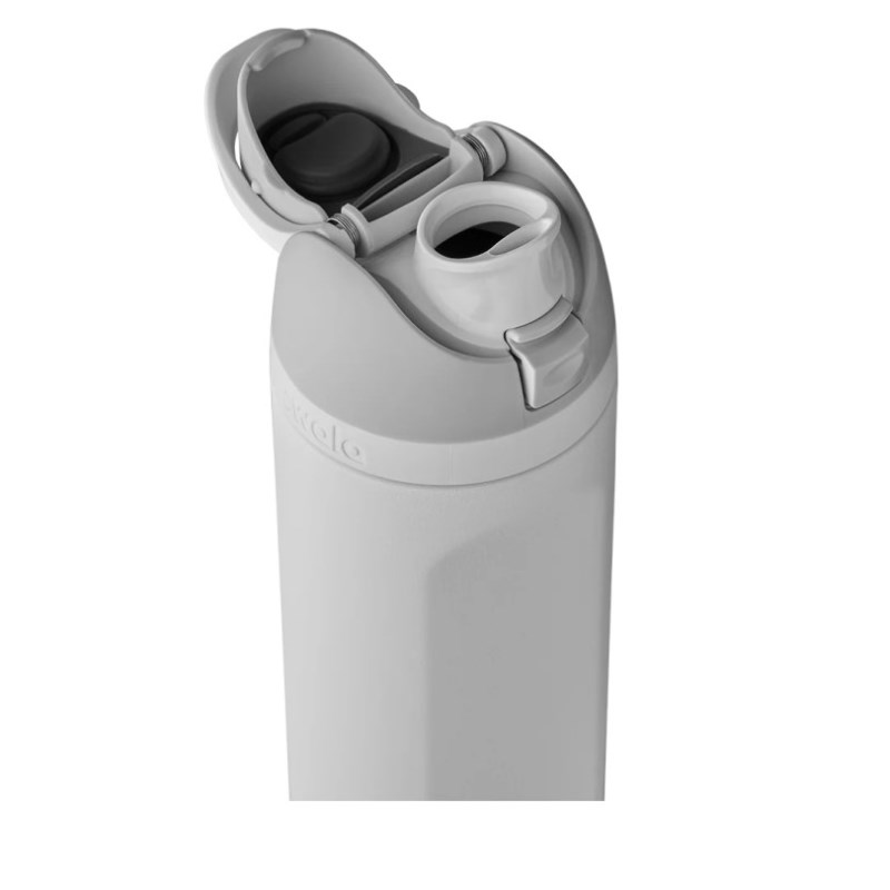 Owala 24oz FreeSip® Stainless Steel Water Bottle White | HAD9688XN