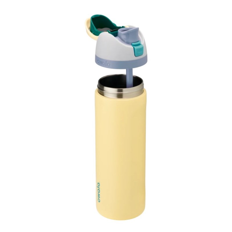 Owala 24oz FreeSip® Stainless Steel Water Bottle Yellow | JDA7722YV