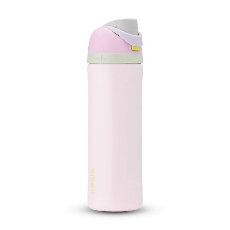 Owala 24oz FreeSip® Stainless Steel Water Bottle Pink | KCS6490PB