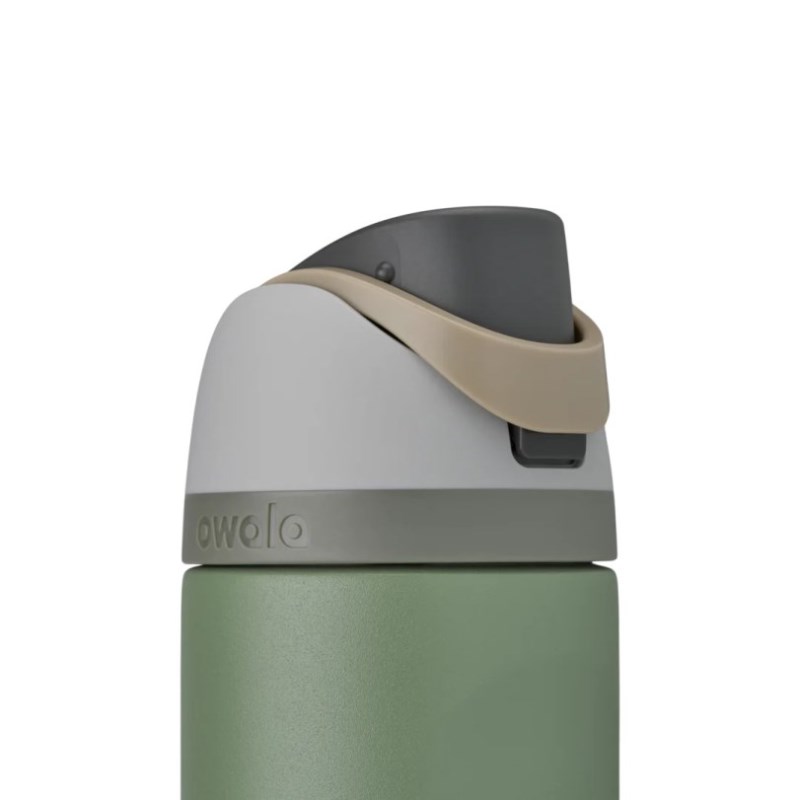 Owala 24oz FreeSip® Stainless Steel Water Bottle Green | NHT969LL