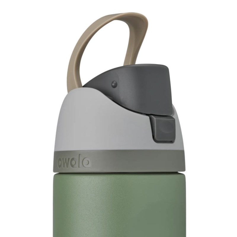 Owala 24oz FreeSip® Stainless Steel Water Bottle Green | NHT969LL