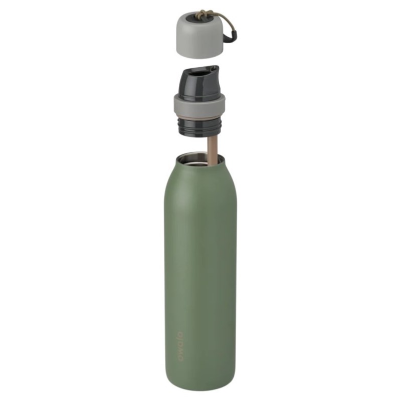 Owala 24oz FreeSip® Twist Stainless Steel Water Bottle Green | VUF9092FF