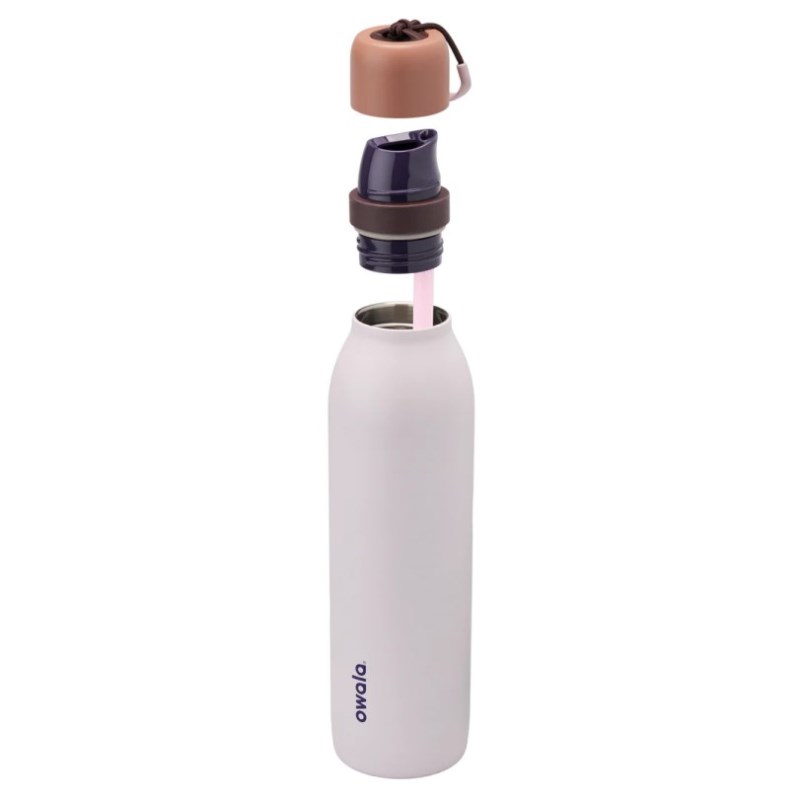 Owala 24oz FreeSip® Twist Stainless Steel Water Bottle Purple | CFD4613XM