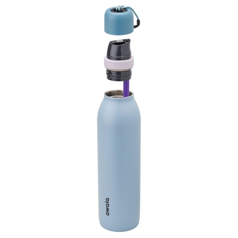 Owala 24oz FreeSip® Twist Stainless Steel Water Bottle Blue | CTF7262FB