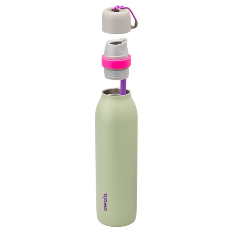 Owala 24oz FreeSip® Twist Stainless Steel Water Bottle Green | PTD2114QT