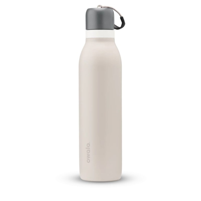 Owala 24oz FreeSip® Twist Stainless Steel Water Bottle Beige | TID6524AQ