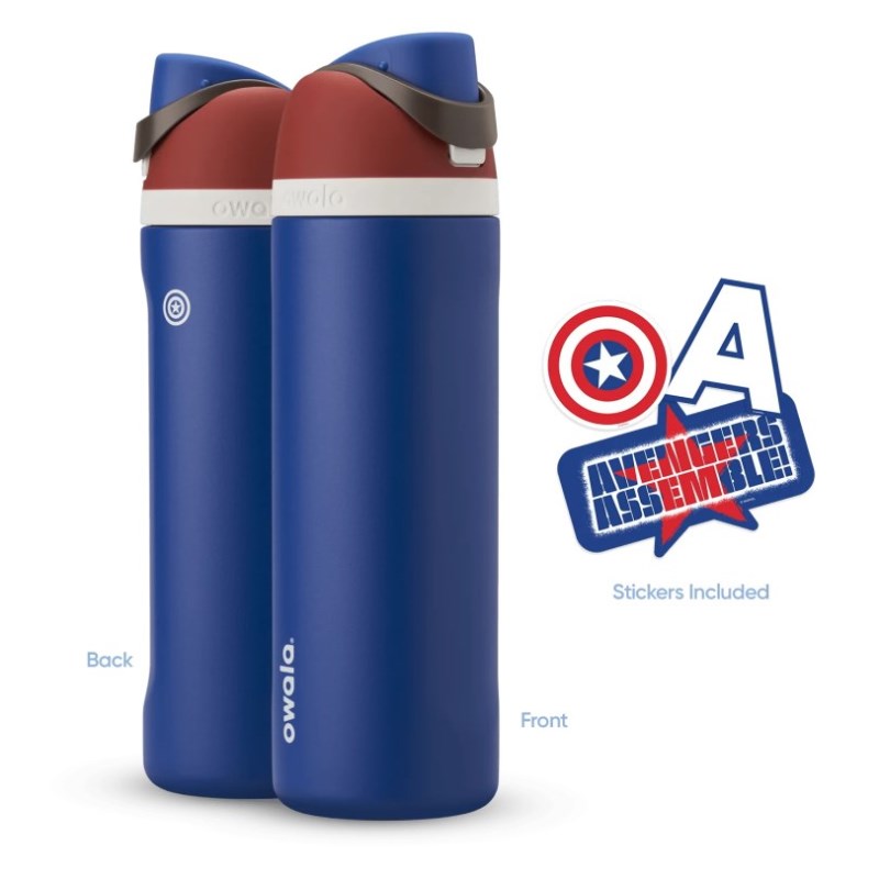 Owala 24oz Marvel Stainless Steel Water Bottle Dark Blue | XQM7080BZ