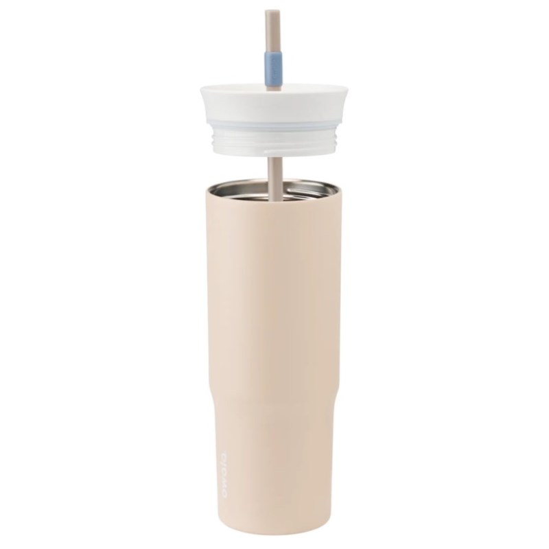 Owala 24oz Tumbler Stainless Steel Water Bottle Beige | CKA9495SM