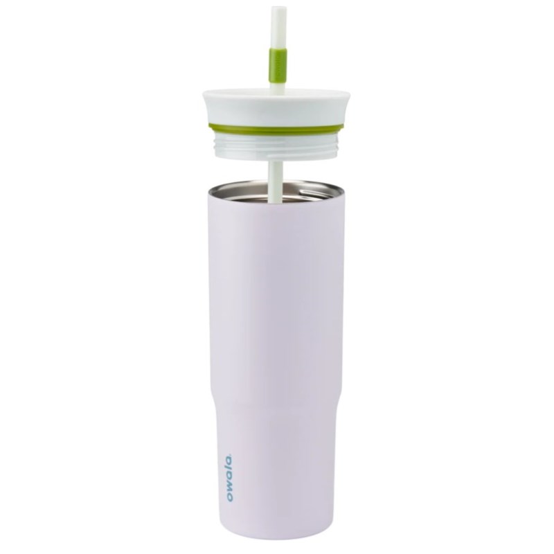 Owala 24oz Tumbler Stainless Steel Water Bottle White | NNP8690EJ