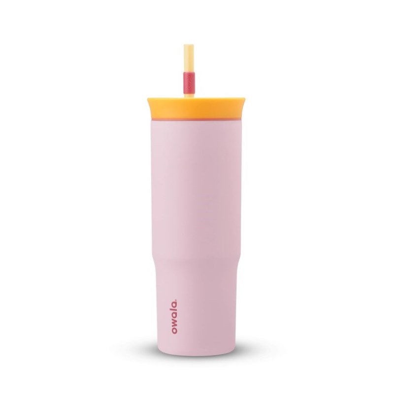 Owala 24oz Tumbler Stainless Steel Water Bottle Pink | KVO2450LH