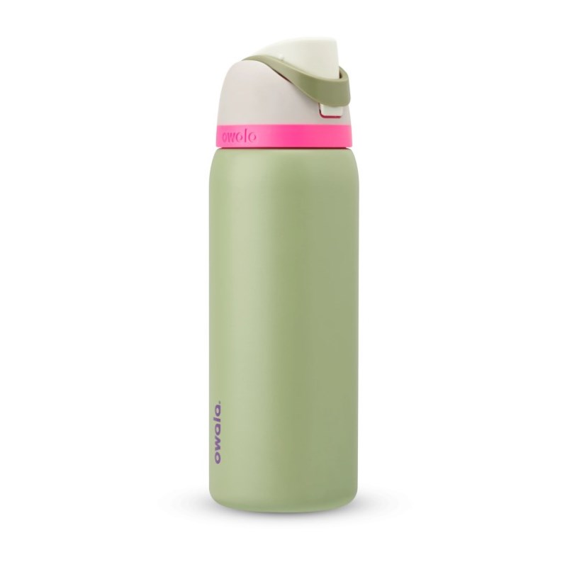 Owala 32oz FreeSip® Stainless Steel Water Bottle Green | RUU1361YF