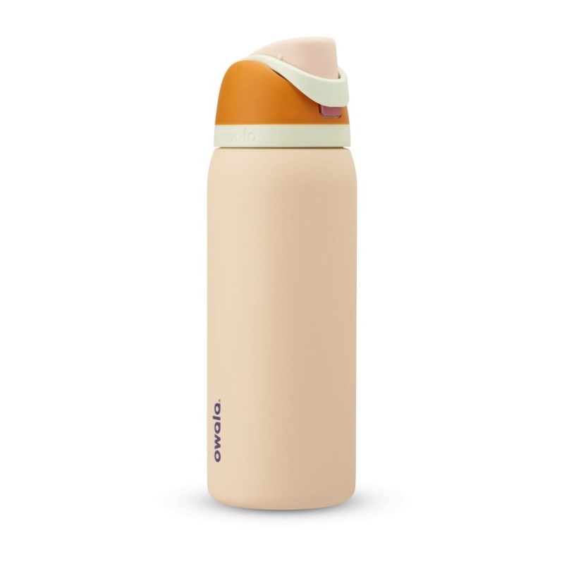 Owala 32oz FreeSip® Stainless Steel Water Bottle Beige | QEM6773JU