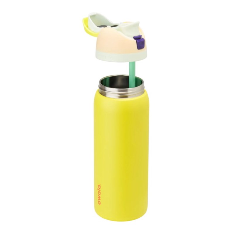 Owala 32oz FreeSip® Stainless Steel Water Bottle Yellow | PZJ8766YM