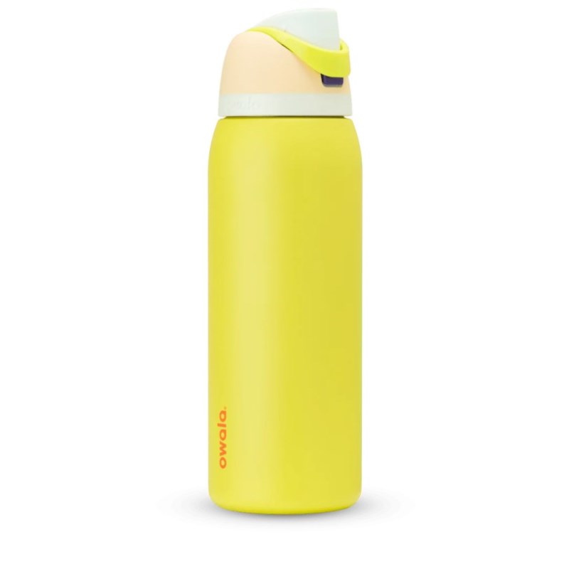 Owala 40oz FreeSip® Stainless Steel Water Bottle Yellow | RBL283VJ