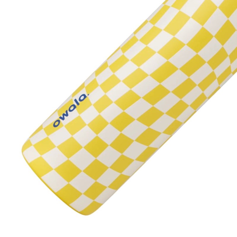 Owala Dutch Bros x Owala FreeSip® Twist 24oz Stainless Steel Water Bottle Yellow White | LVL8471RK